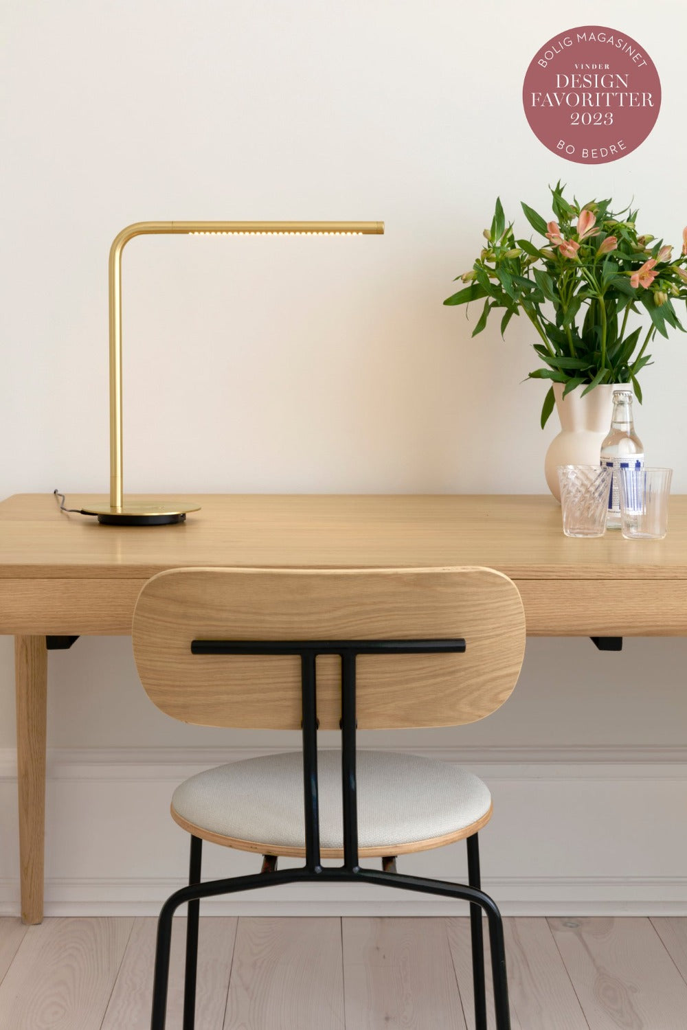 Messing bordlampe