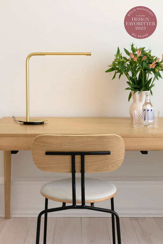 Messing bordlampe