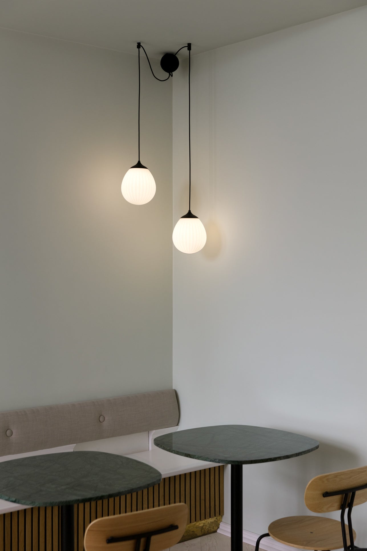 opal lampeskærm sort top