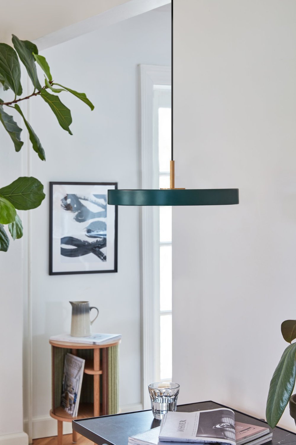 Grøn lampe umage asteria