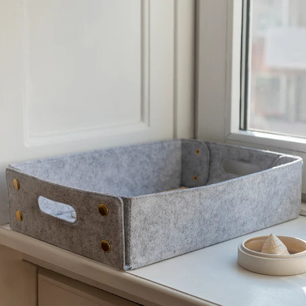 Umage Felt Trays Silver Grey 3 pieces