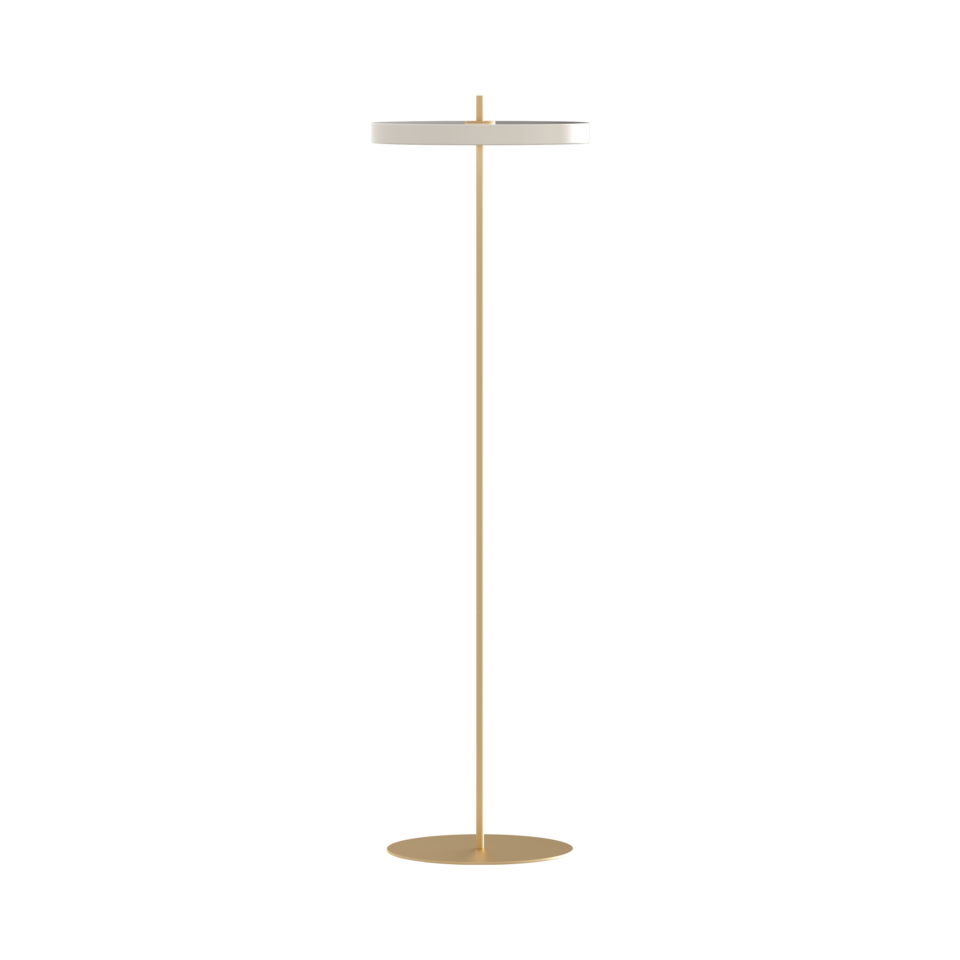 Hvid gulvlampe umage asteria