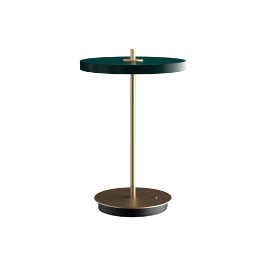 Grøn bordlampe