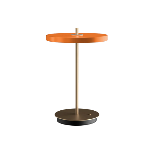 Orange bordlampe umage asteria