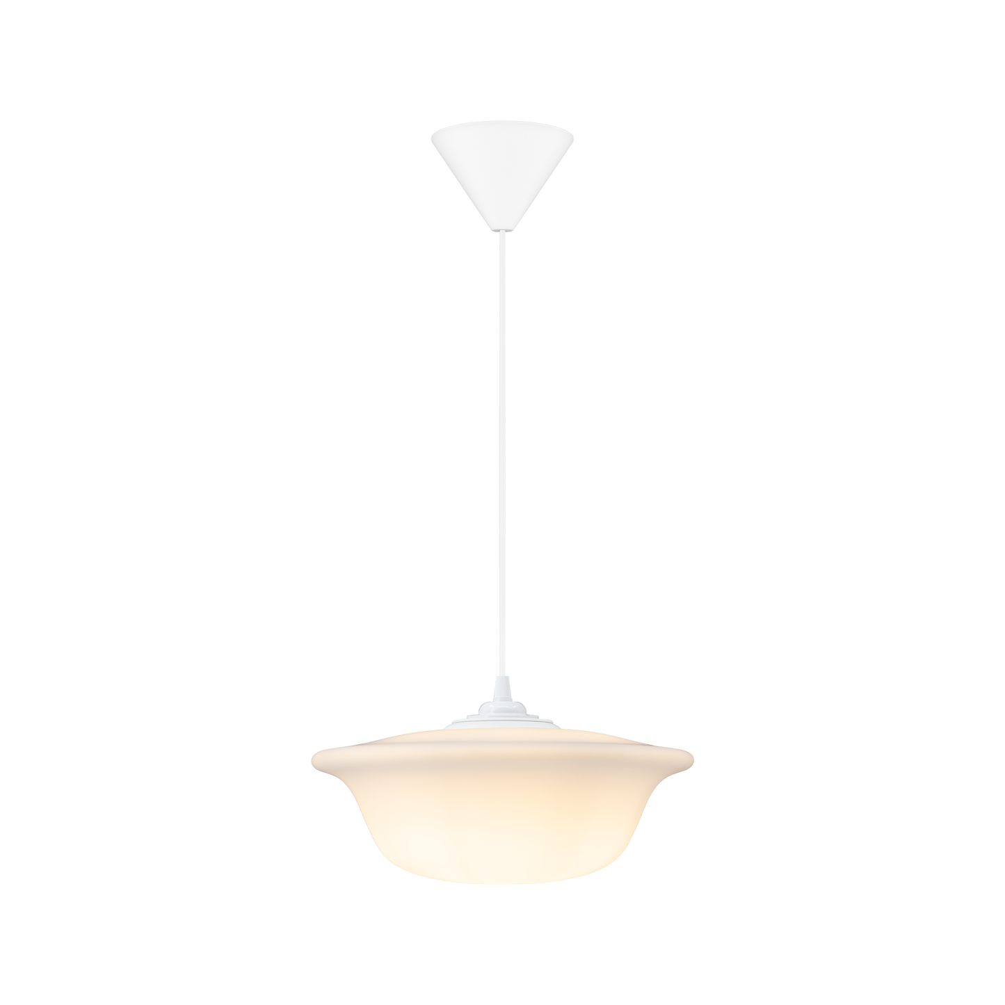 Umage Butler hvid opal glas lampeskærm - bord- og gulvversion