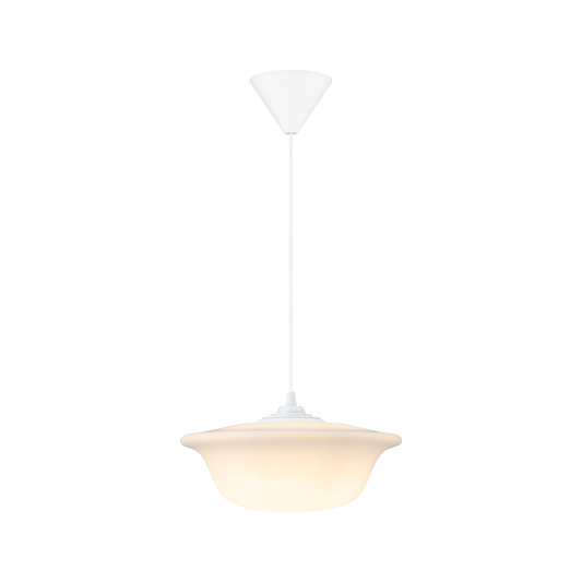 Umage Butler - vitt opalglas - lampskärm - bords- och golvversion