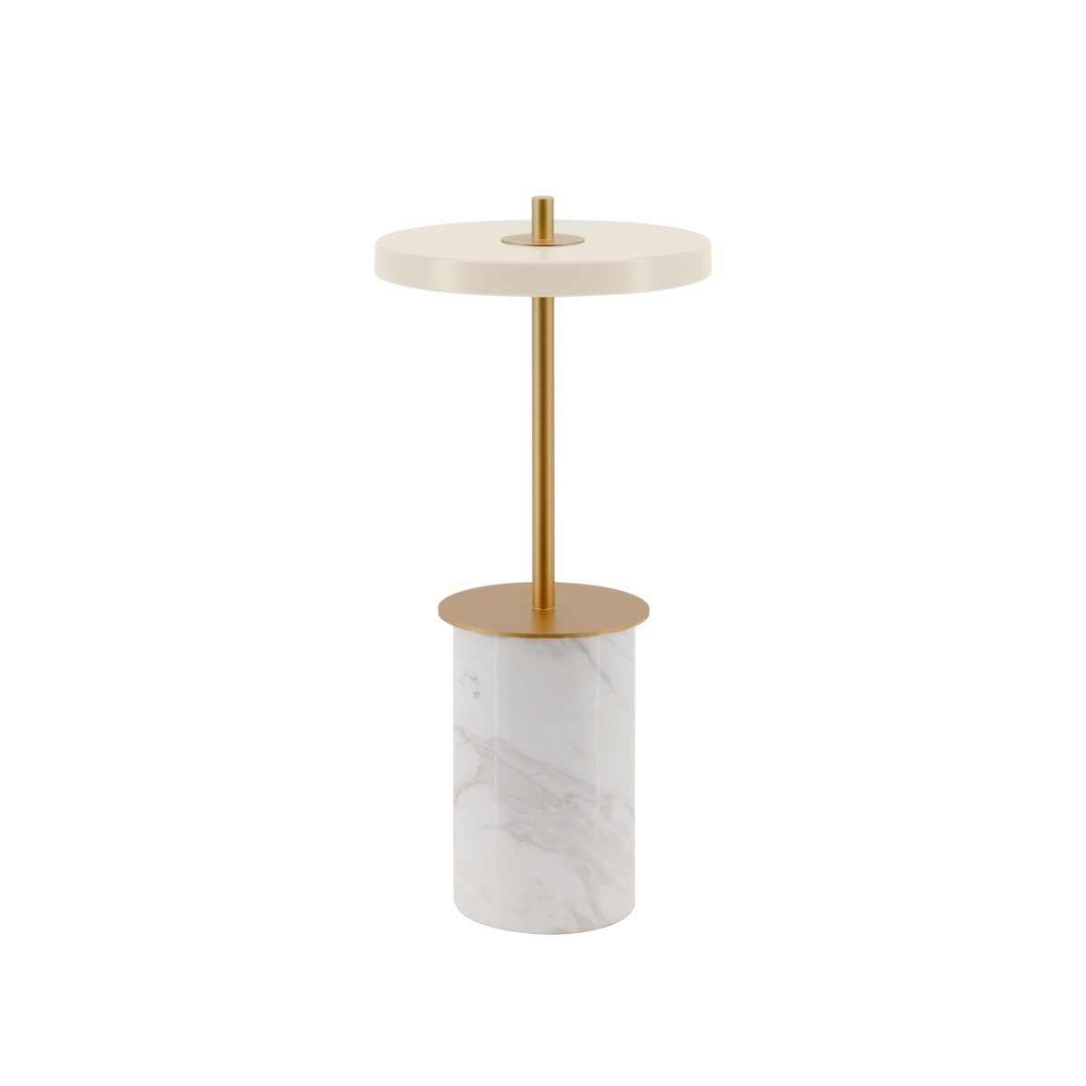 Umage Asteria Move Mini  - Portable bordlampe - Hvid marmor