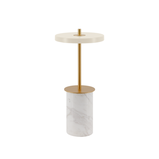 Hvid bordlampe umage asteria