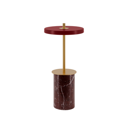 Umage Asteria Move Mini  - Portable bordlampe - Rød marmor