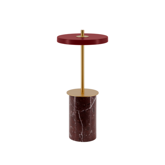 Umage Asteria Move Mini  - Portable bordlampe - Rød marmor