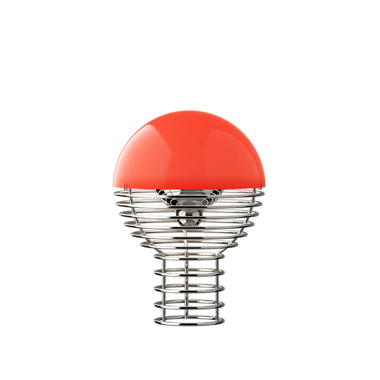 Verpan Wire Genopladelig Bordlampe - Rød
