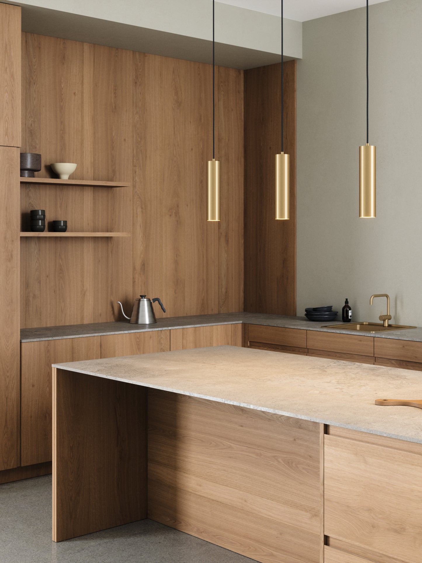 Light Point Zero S1 Pendel - messing