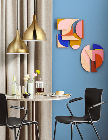 Fritz Hansen - Silhouette Pendant P2 Polerad mässing