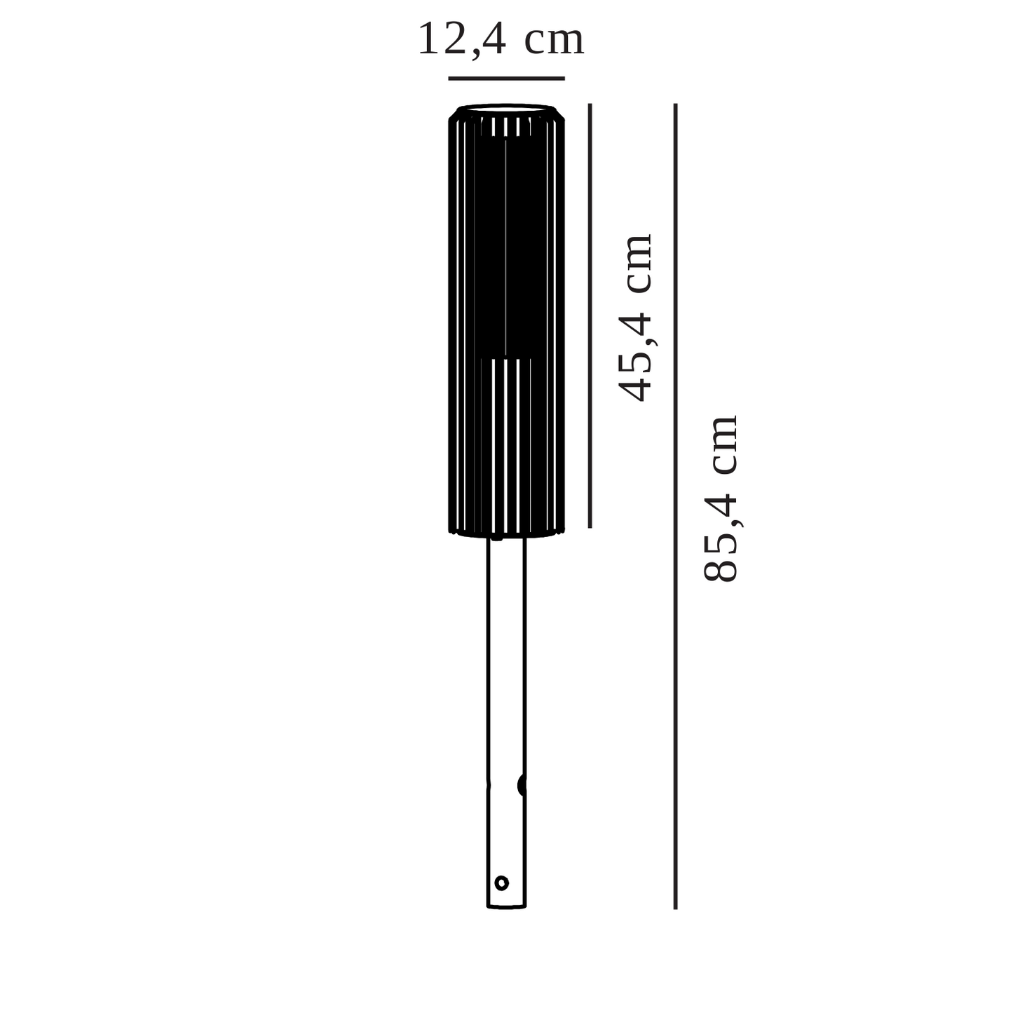 Nordlux Aludra 45 Havelampe Seaside metallisk brun