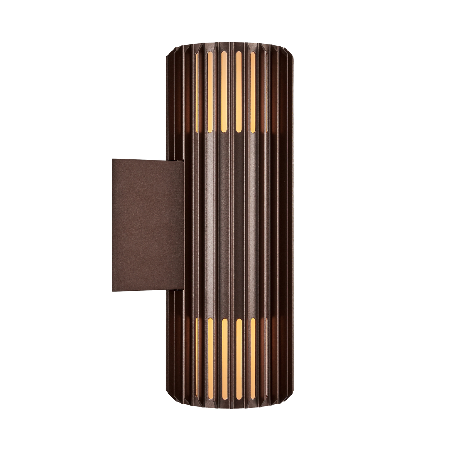 Nordlux Aludra Double Væglampe Seaside metallisk brun