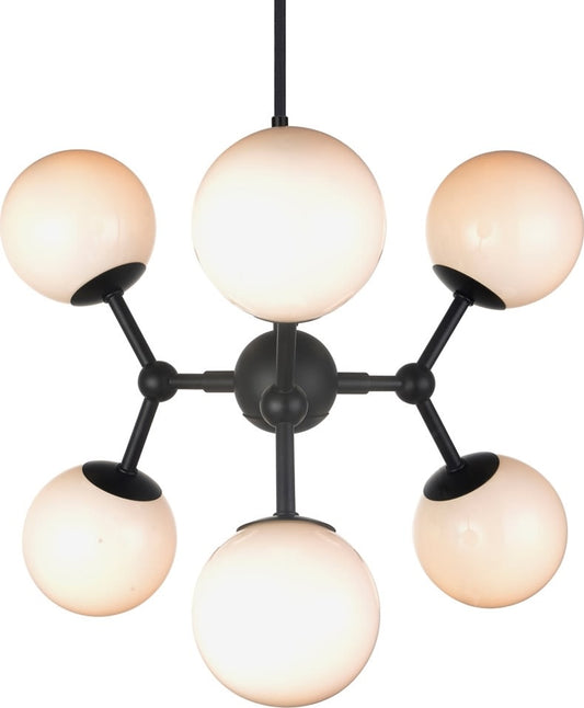 Halo Design Atom Lysekrone Ø45 - Sort/Opal