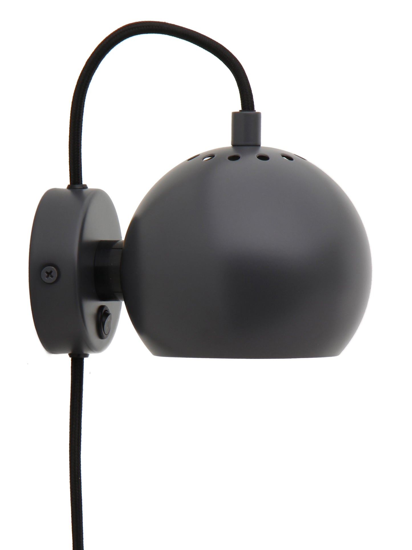 Frandsen Ball Væglampe - Mat mørk grå