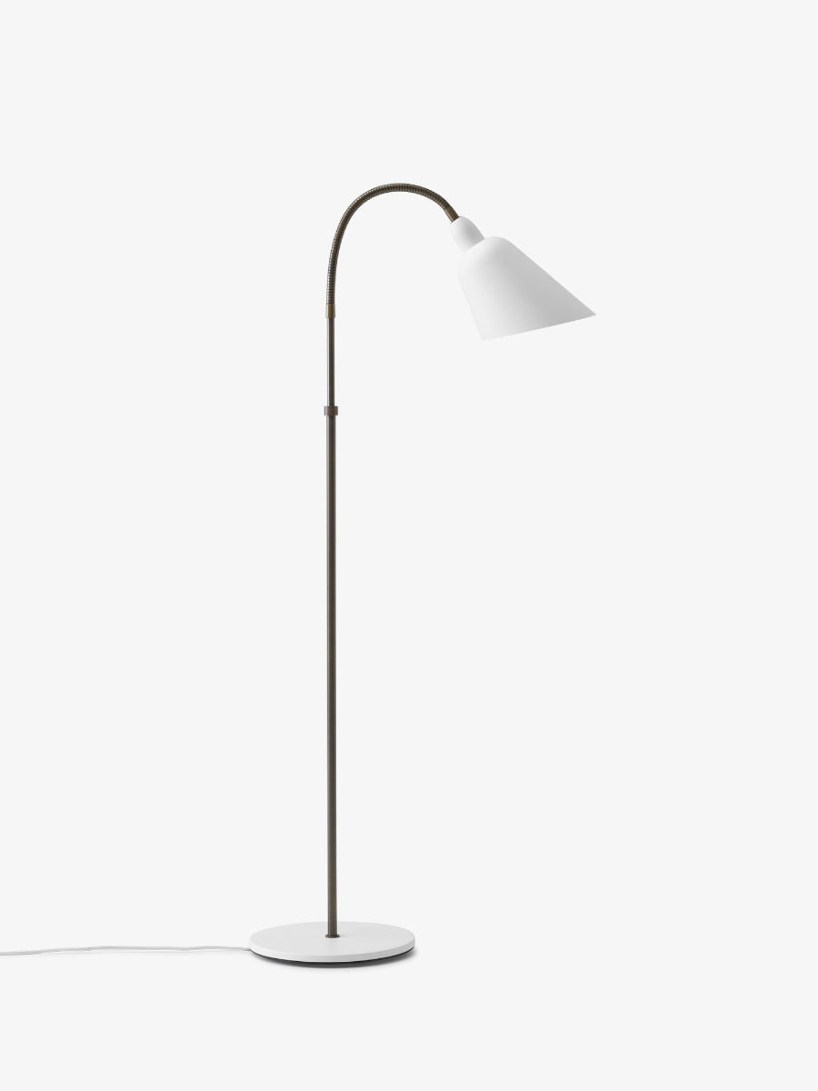&Tradition Bellevue Gulvlampe AJ7 - Hvid/bronzeret messing