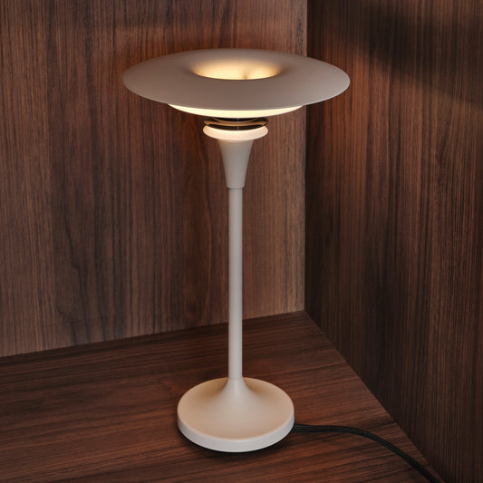 Belid Diablo bordlampe D300 - Hvid/Rosesilver