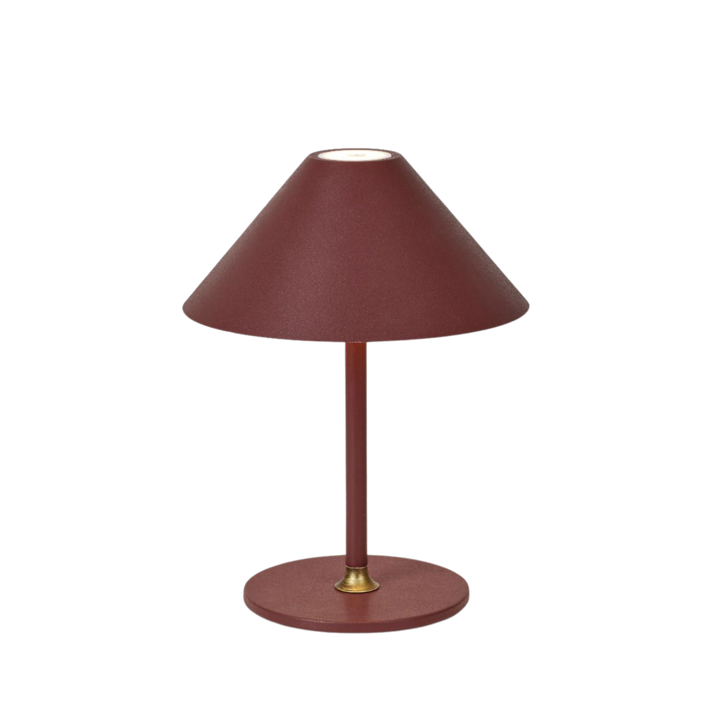 Hygge bordlampe dyb rød fra Halo Design