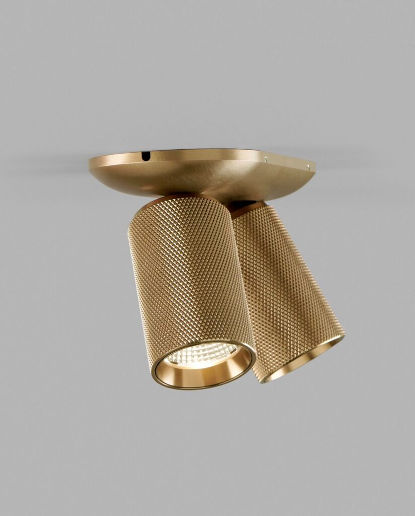 Light Point Raw 2 loftspot - Messing