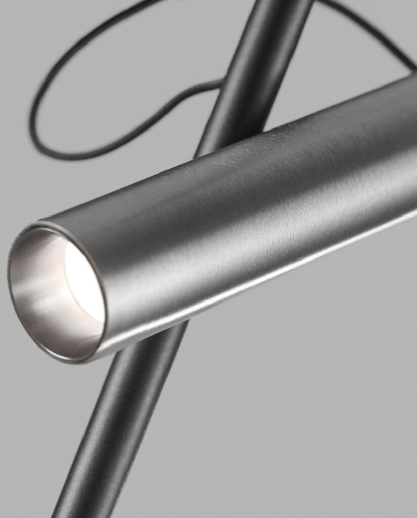 Light Point Spirit F1 LED Gulvlampe - Titanium/Sort