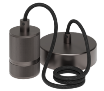 Calex enkelt pendel gun metal grey