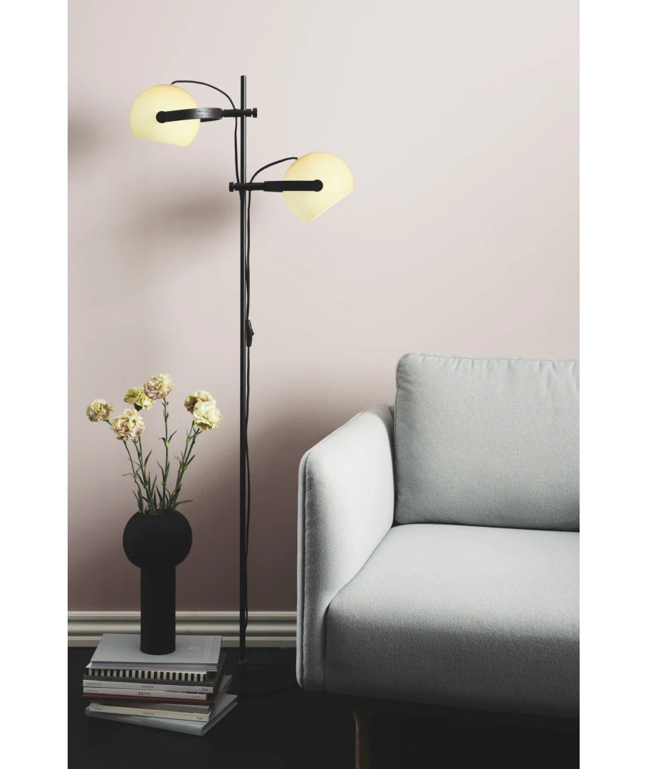 Halo Design DC Gulvlampe 2 Lampehoveder - Opal