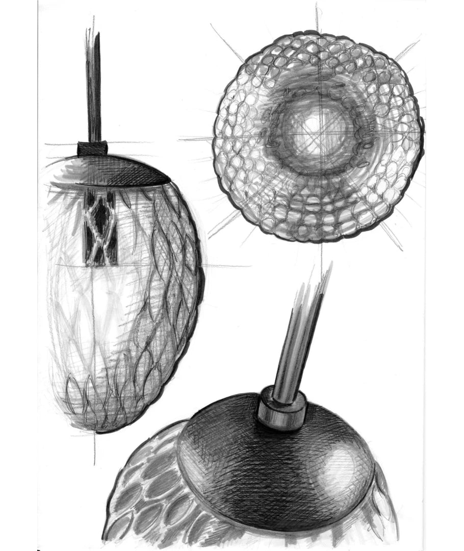 Halo Design Woods Pendel Ø25 - Rök