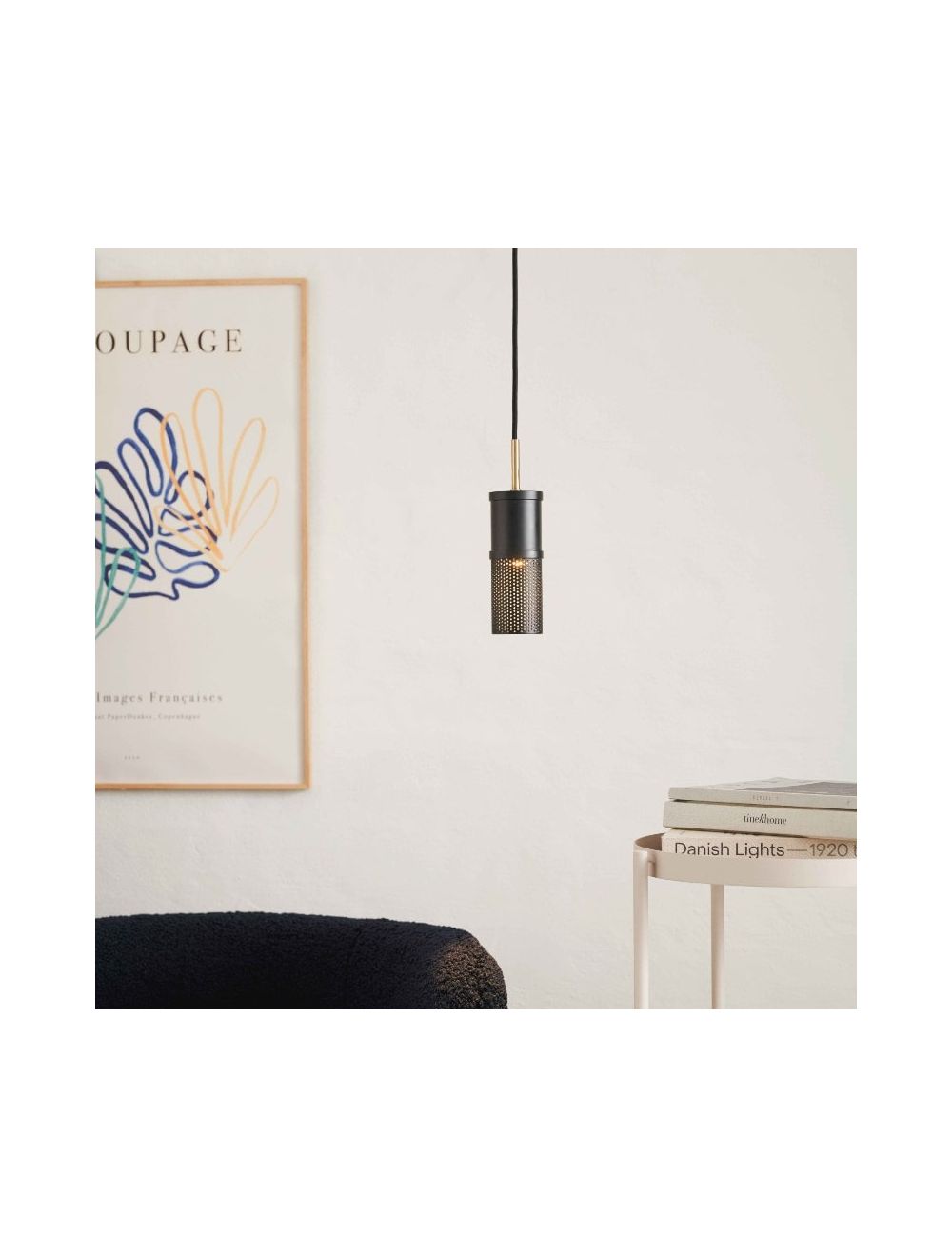 Halo Design Frame Cylinder Pendel Ø6 - Grå