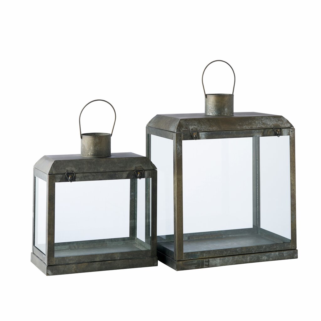 Lene Bjerre Simille lanterne sæt H 33,5 og 22 cm