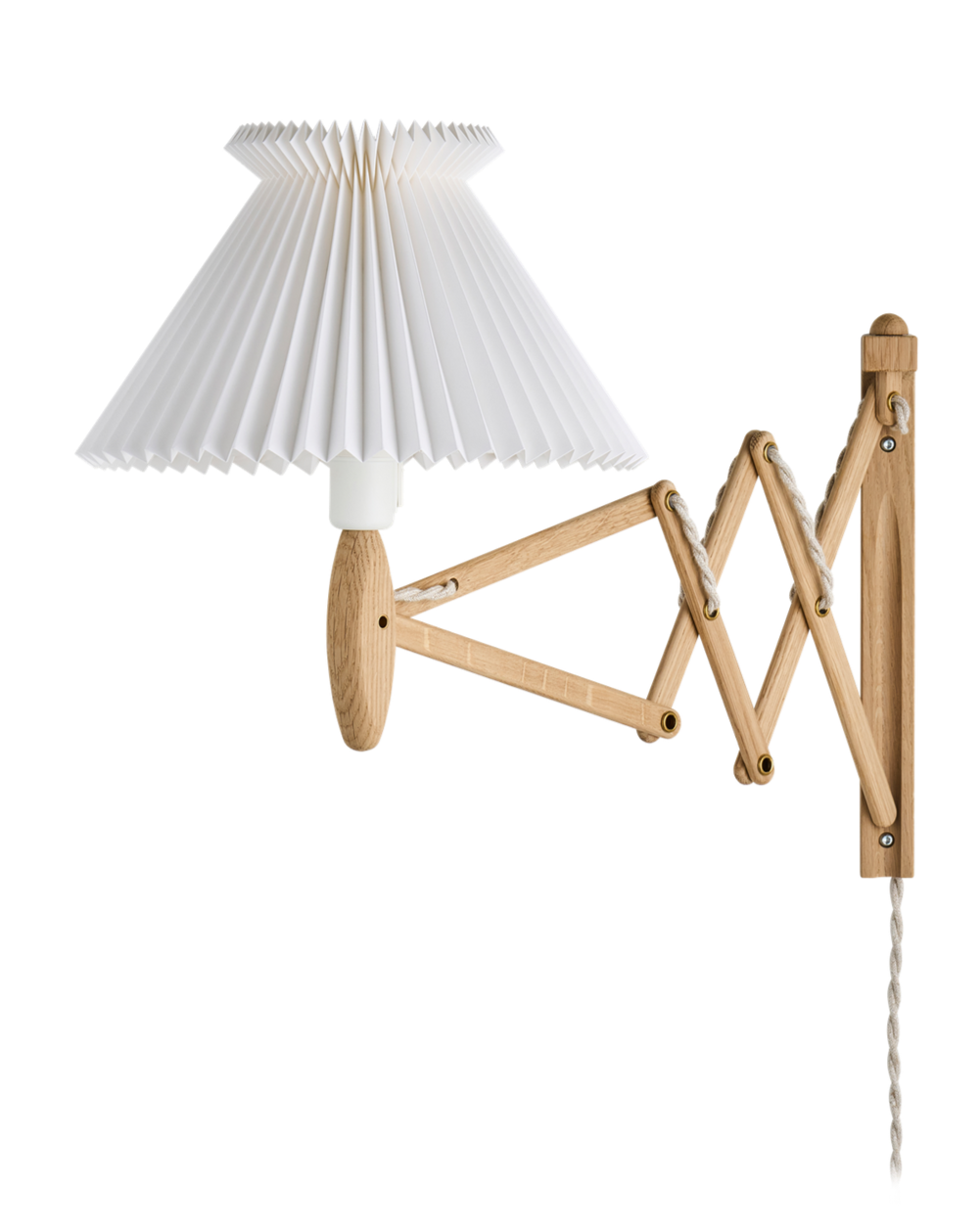 Le Klint SAX lampe Jubilæumsmodel ubehandlet eg, messing, 6-17PA