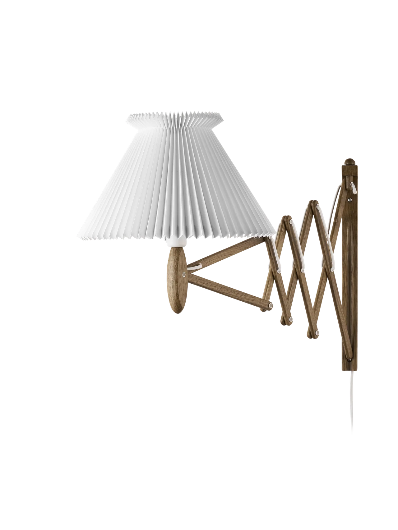 Le Klint 234 Sax - Vägglampa - Rökt Ek 6-21 Skärm