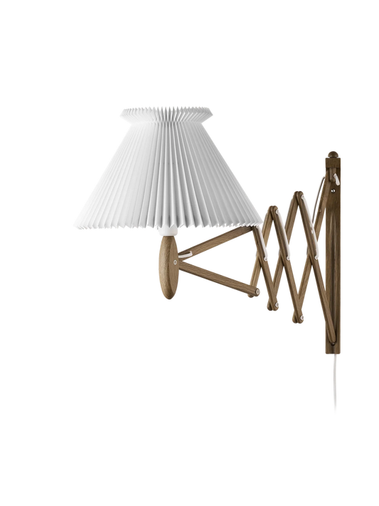 Le Klint 234 Sax Væglampe - Røget Eg 6-21 Skærm