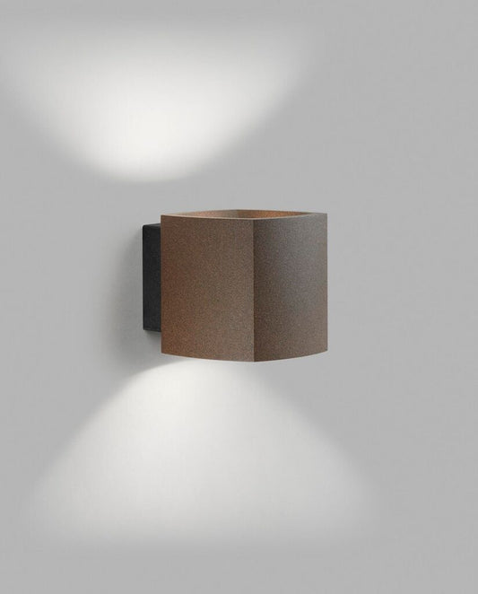 Ljuspunkt - Mirage Vägglampa 1 2x7W, IP65 2700/3000K, Rost