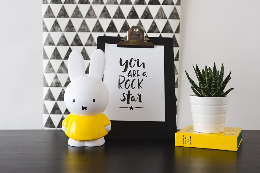 Miffy - Sparekanin - lille - gul