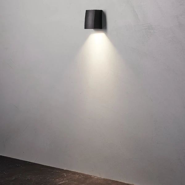 NIELSEN LIGHT Ask væglampe downlight Antracitgrå