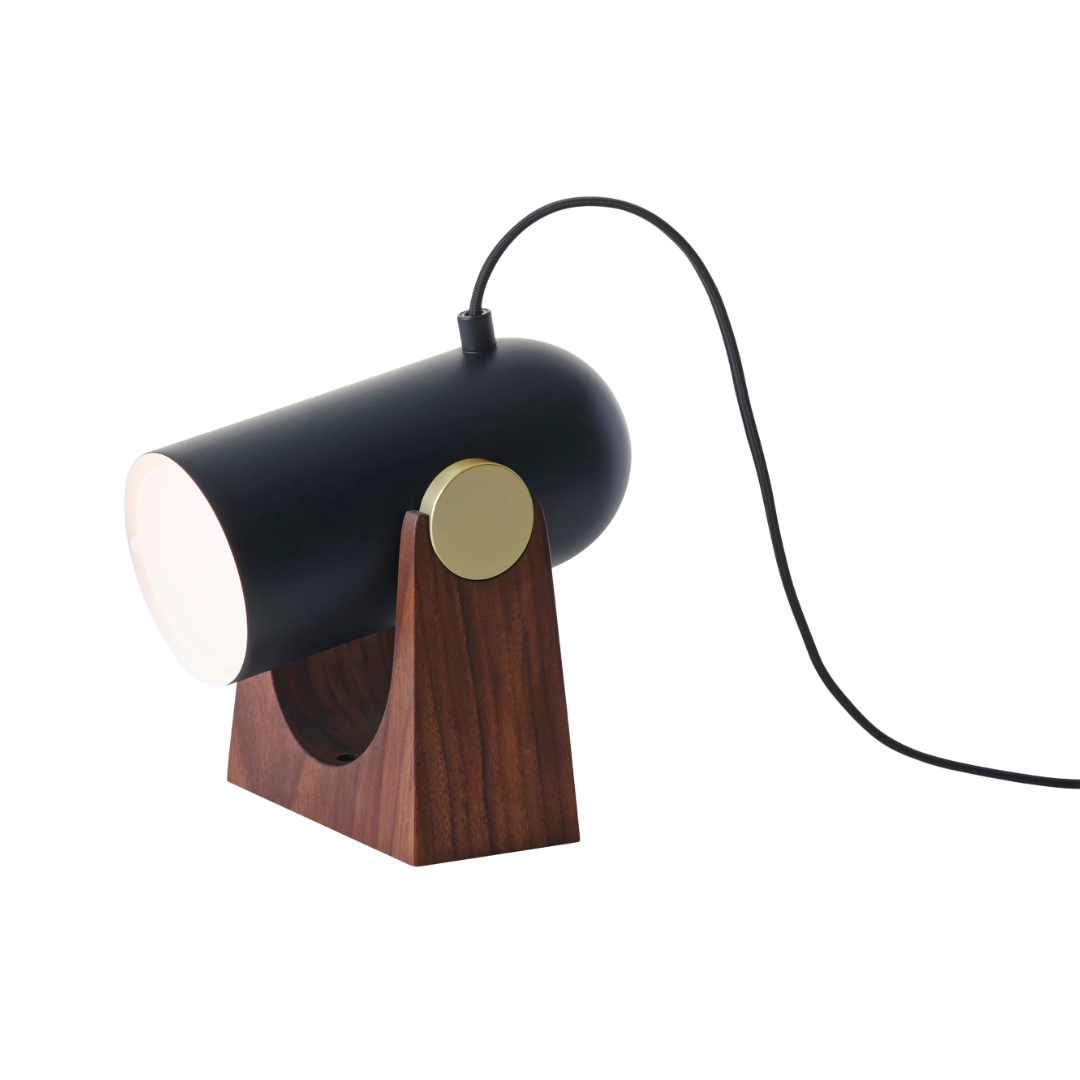 Carronade bord/væglampe fra Le Klint i sort
