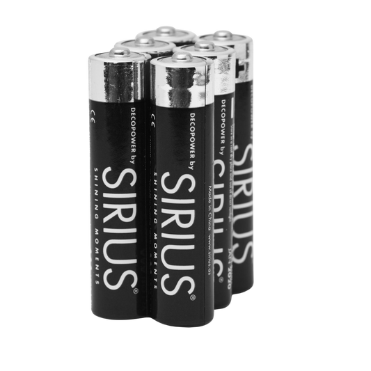 Sirius 6x AAAA batterier
