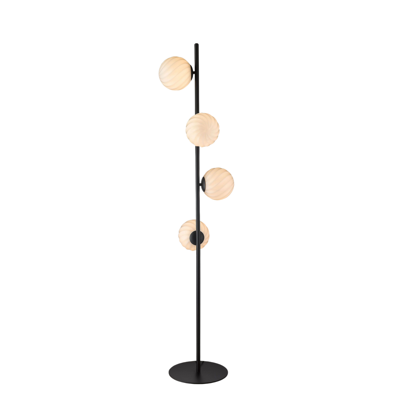 Halo Design Twist 4 Gulvlampe - Sort