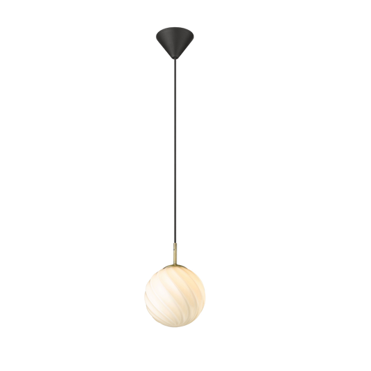 Halo Design Twist Ball Pendel Ø15 - Antik Messing