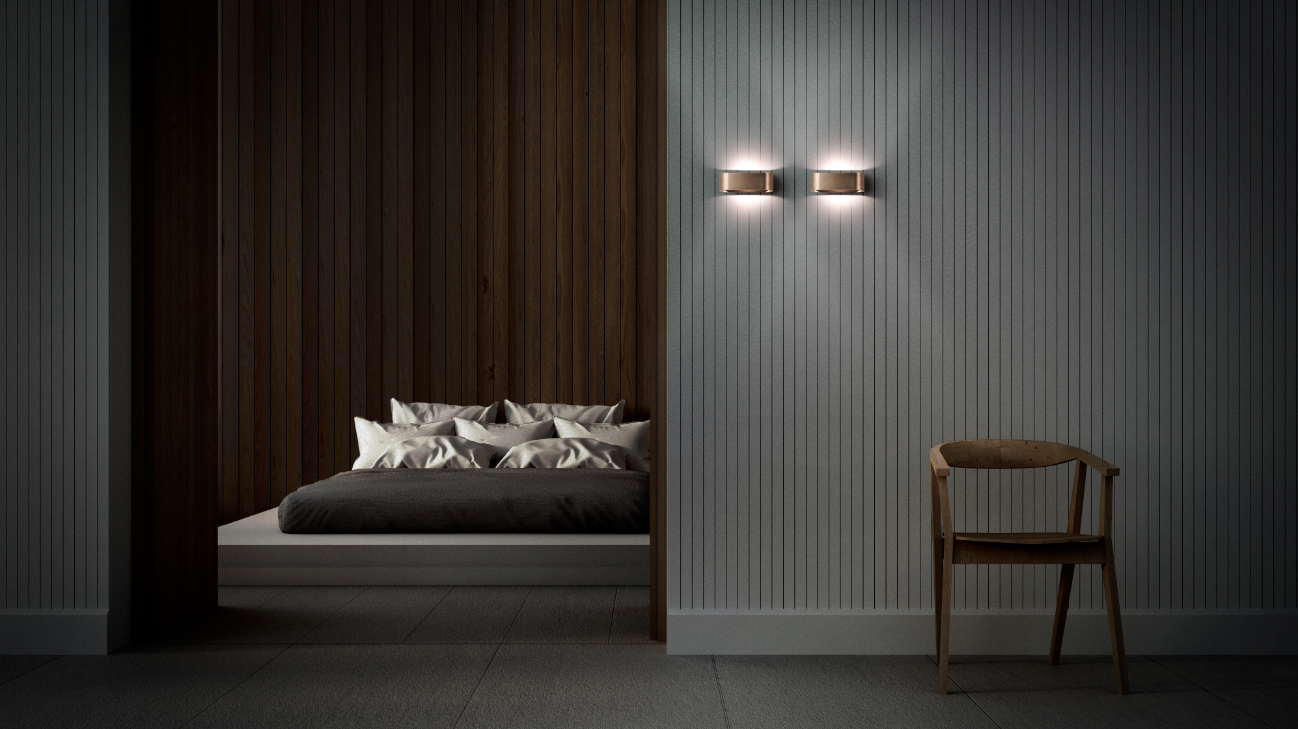 Light Point - Aura W2 Væglampe Rosegold - Light-Point