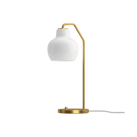 Louis Poulsen - VL Ringkrone Bordlampe – Brass / Opal Glass Ø150