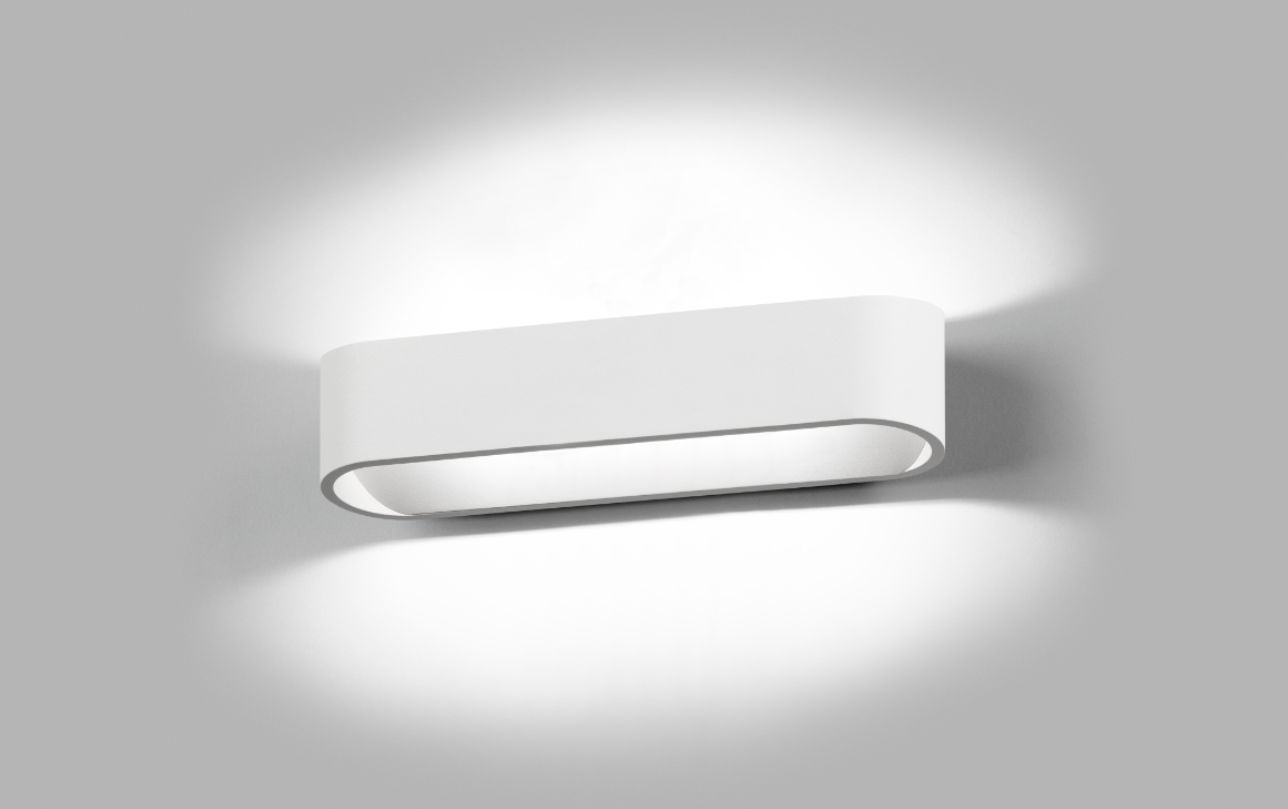 Light Point Aura W2 Væglampe Hvid