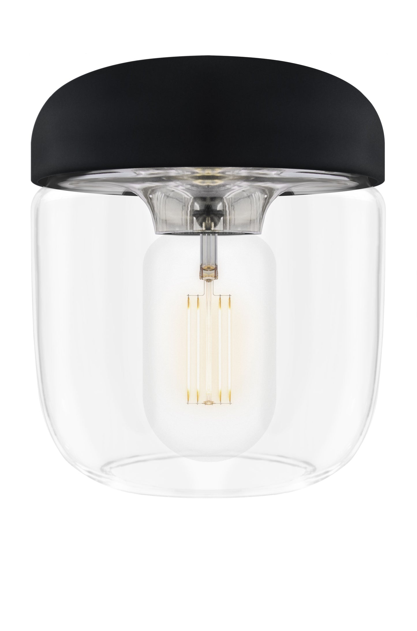 Umage - Acorn - Pendelskærm - Sort/Poleret Stål - fra Lampeexperten