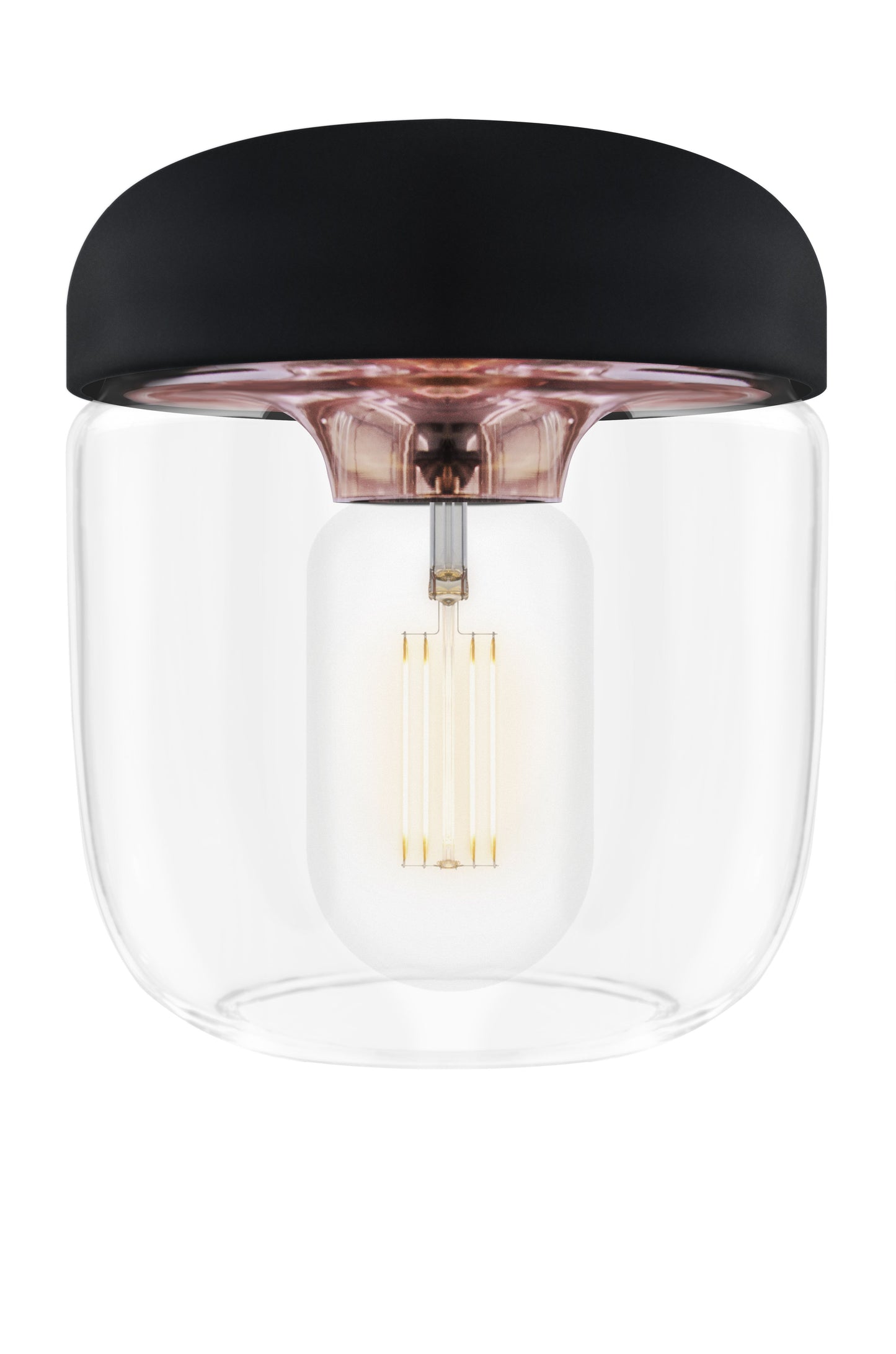 Umage - Acorn - Pendelskærm - Sort/Poleret Kobber - fra Lampeexperten