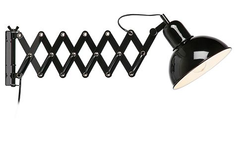 Marksløjd - Riggs Væglampe Sort - Marksløjd fra Lampeexperten