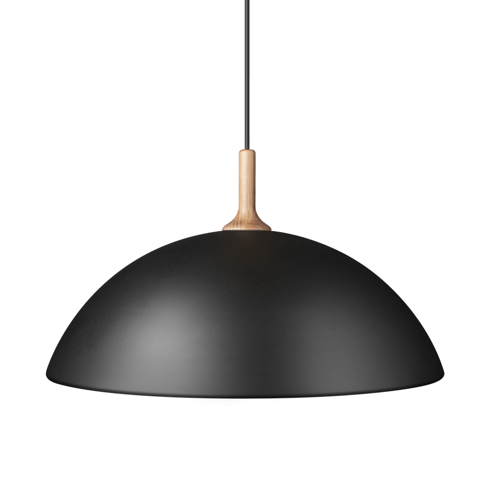 Herstal Bowl stor sort lampe