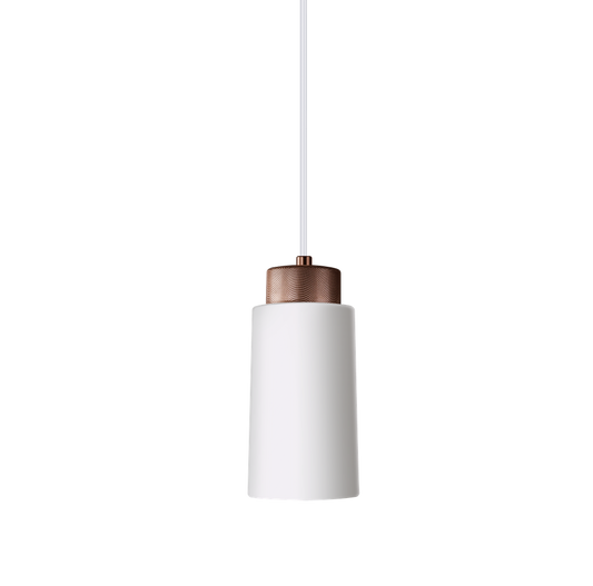 Herstal Edge pendel S hvid E27