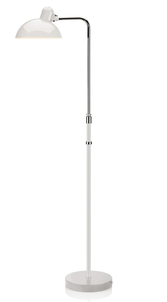 Fritz Hansen - Kaiser Idell Gulvlampe 6580-F Hvid Glans - fra Lampeexperten